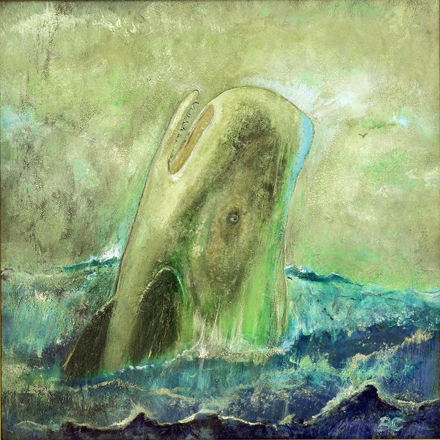 Whale in Blue Ocean